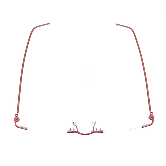 Maui Jim NEW MJO 2006-35M Red Rimless Eyeglasses Frames 49-16 140 Japan Designer - Picture 3 of 12